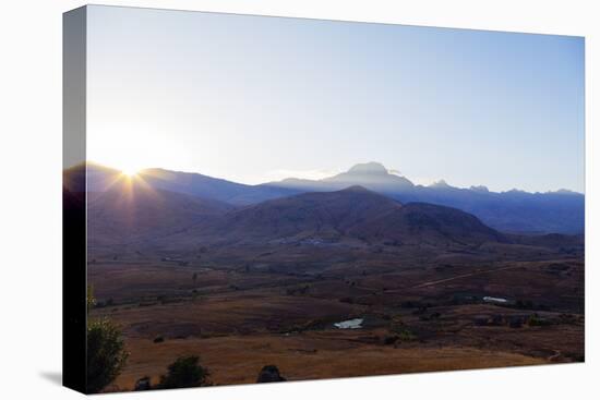 Sunrise, Tsaranoro Valley, Ambalavao, central area, Madagascar, Africa-Christian Kober-Premier Image Canvas