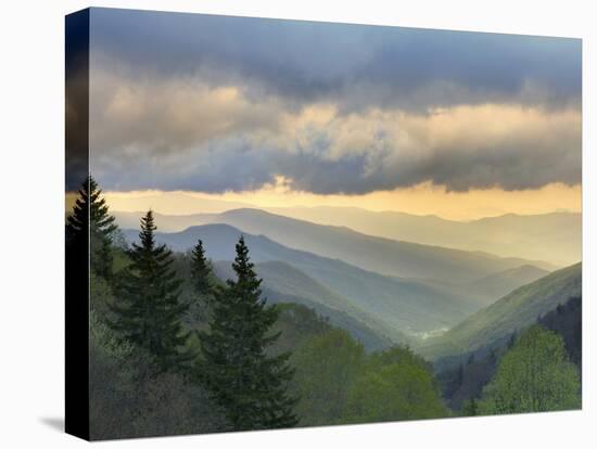 Sunrise View of Oconaluftee Valley, Great Smoky Mountains National Park, North Carolina, Usa-Adam Jones-Premier Image Canvas
