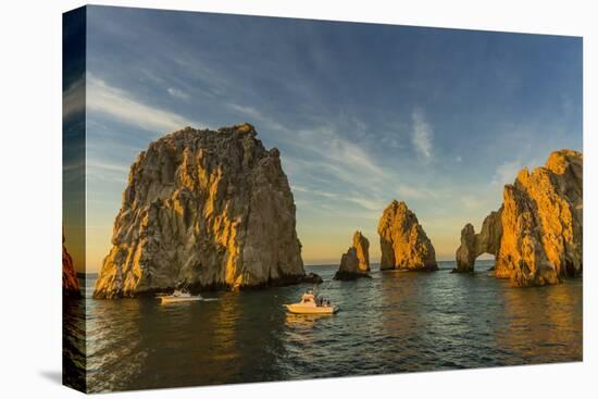 Sunrise with Fishing Boats at Land's End, Cabo San Lucas, Baja California Sur-Michael Nolan-Premier Image Canvas