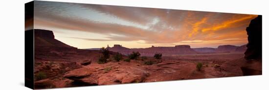 Sunrises in the Moab Desert - Viewed from the Fisher Towers - Moab, Utah-Dan Holz-Premier Image Canvas