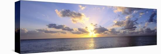 Sunset 7 Mile Beach Cayman Islands Caribbean-null-Premier Image Canvas