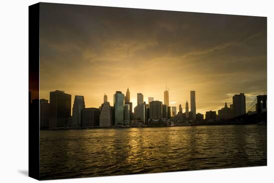 Sunset Above Manhattan, New York, Usa-Benjamin Engler-Premier Image Canvas