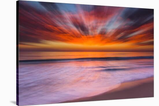 Sunset Abstract from Tamarack Beach in Carlsbad, Ca-Andrew Shoemaker-Premier Image Canvas