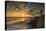 Sunset Along Tamarack Beach in Carlsbad, Ca-Andrew Shoemaker-Premier Image Canvas