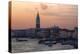 Sunset and Boats Along the Grand Canal Venice, Italy-Darrell Gulin-Premier Image Canvas