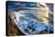 Sunset and Waves at Sunset Cliffs in San Diego, Ca-Andrew Shoemaker-Premier Image Canvas