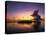 Sunset, Ari Atoll, White Sands Island and Resort-Angelo Cavalli-Premier Image Canvas