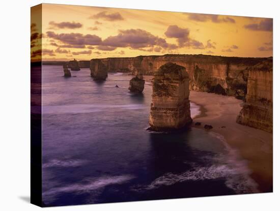 Sunset at 12 Apostles, Port Campbell NP, Victoria, Australia-Howie Garber-Premier Image Canvas