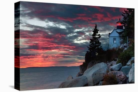 Sunset at Bass Harbor-Vincent James-Premier Image Canvas