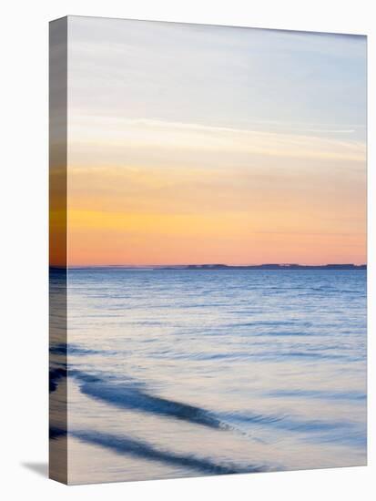 Sunset at Beach with Waves-James Shive-Premier Image Canvas
