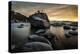 Sunset at Bonsai Rock in Lake Tahoe, Nevada-Raymond Carter-Premier Image Canvas