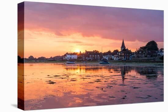 Sunset at Bosham in West Sussex-Chris Button-Premier Image Canvas