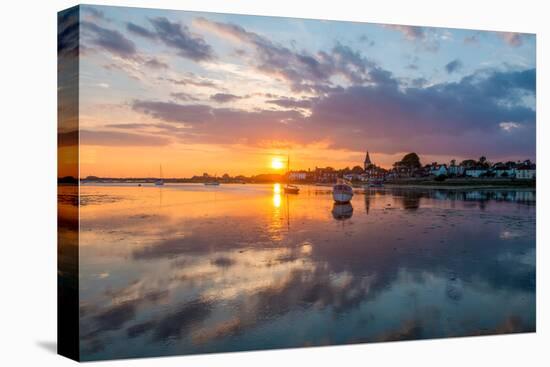 Sunset at Bosham in West Sussex-Chris Button-Premier Image Canvas