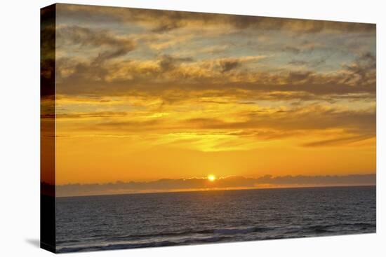 Sunset at Heceta Beach, Oregon Coast, Pacific Ocean, Oregon, USA-Michel Hersen-Premier Image Canvas