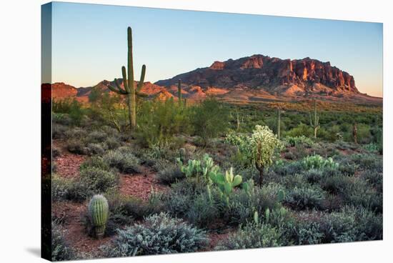 Sunset At Lost Dutchman State Park In Arizona-Erik Kruthoff-Stretched Canvas