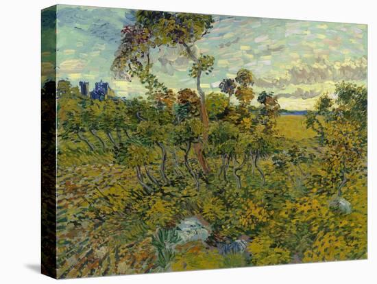 Sunset at Montmajour, 1888-Vincent van Gogh-Premier Image Canvas