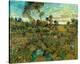 Sunset at Montmajour-Vincent van Gogh-Stretched Canvas