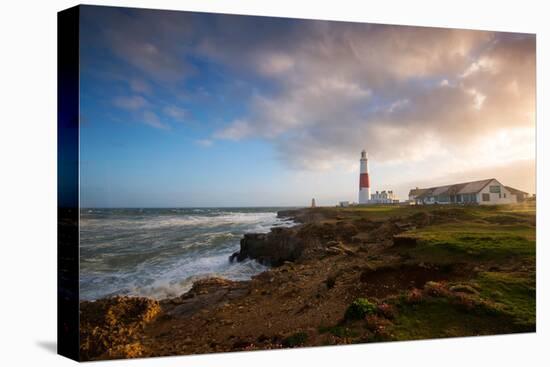 Sunset at Portland Bill in Dorset, England UK-Tracey Whitefoot-Premier Image Canvas