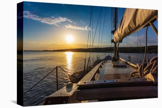 Sunset at Sea on aboard Yacht Sailing-Alan64-Premier Image Canvas