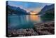 Sunset at St. Mary Lake, Glacier National Park, MT-kan_khampanya-Premier Image Canvas