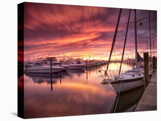 Sunset at Stuart Marina, Florida-Frances Gallogly-Premier Image Canvas