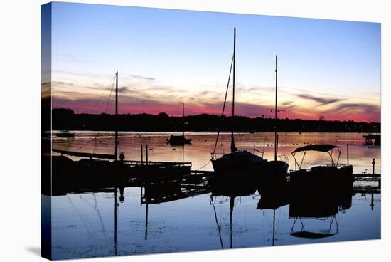 Sunset At Sturgeon Bay, Door County, Wisconsin '12-Monte Nagler-Premier Image Canvas