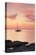 Sunset at the Coast Near Centuri Port, Corsica, France, Mediterranean, Europe-Markus Lange-Premier Image Canvas