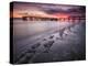 Sunset at the Pier on St. Simon Island, Georgia-Frances Gallogly-Premier Image Canvas