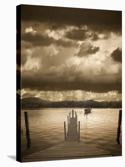 Sunset at the Pier, Pentwater, Michigan ‘10-Monte Nagler-Premier Image Canvas