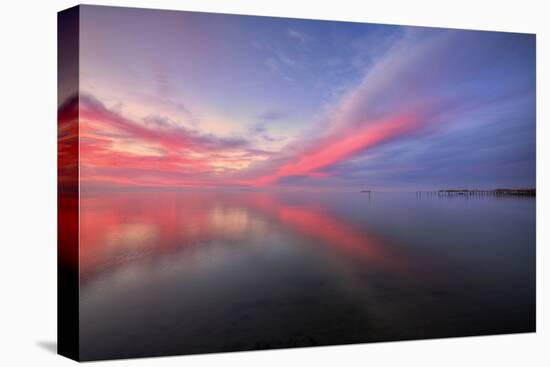 Sunset Bay Design at San Pablo Pier, Bay Area-null-Premier Image Canvas