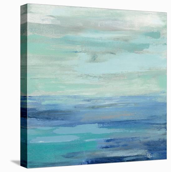 Sunset Beach II no Orange-Silvia Vassileva-Stretched Canvas