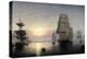 Sunset, Boston Harbor-Fitz Hugh Lane-Premier Image Canvas