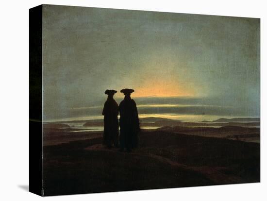 Sunset (Brother), Between 1830 and 1835-Caspar David Friedrich-Premier Image Canvas