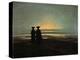 Sunset (Brother), Between 1830 and 1835-Caspar David Friedrich-Premier Image Canvas