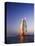 Sunset, Burj Al Arab Hotel, Dubai, United Arab Emirates, Middle East-Amanda Hall-Premier Image Canvas