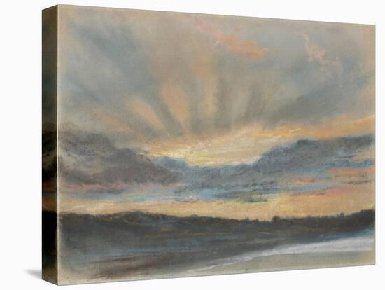 Sunset, c.1850-Ferdinand Victor Eugene Delacroix-Premier Image Canvas