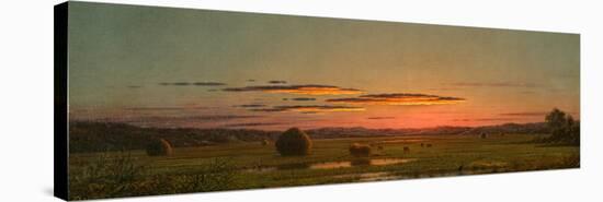 Sunset, C.1880 (Oil on Canvas)-Martin Johnson Heade-Premier Image Canvas