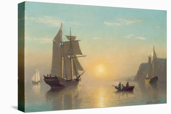 Sunset Calm in the Bay of Fundy, C.1860-William Bradford-Premier Image Canvas