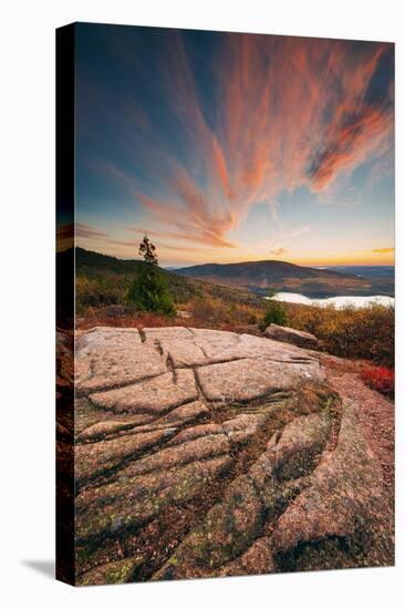 Sunset Cloudscape at Cadillac Mountain, Acadia National Park, Maine-Vincent James-Premier Image Canvas