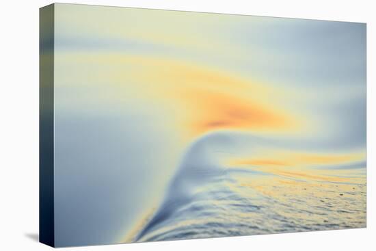 Sunset colors and patterns on small waves in water.-Stuart Westmorland-Premier Image Canvas