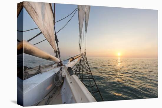 Sunset Cruise on the Western Union Schooner in Key West Florida, USA-Chuck Haney-Premier Image Canvas