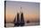 Sunset Cruise on the Western Union Schooner in Key West Florida, USA-Chuck Haney-Premier Image Canvas