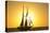 Sunset Cruise Schooner in Key West Florida, USA-Chuck Haney-Premier Image Canvas