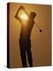 Sunset Golf Silhouette-null-Premier Image Canvas