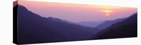 Sunset, Great Smoky Mountains National Park, Tennessee, USA-null-Premier Image Canvas