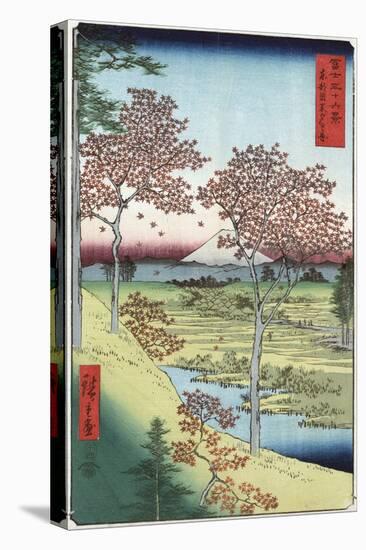 Sunset Hill, Meguro in the Eastern Capital-Ando Hiroshige-Premier Image Canvas