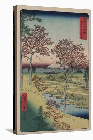 Sunset Hill, Meguro in the Eastern Capital-Ando Hiroshige-Premier Image Canvas