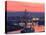 Sunset in Dresden-null-Premier Image Canvas