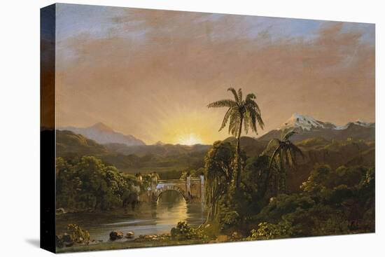 Sunset in Ecuador, 1854-Frederic Edwin Church-Premier Image Canvas