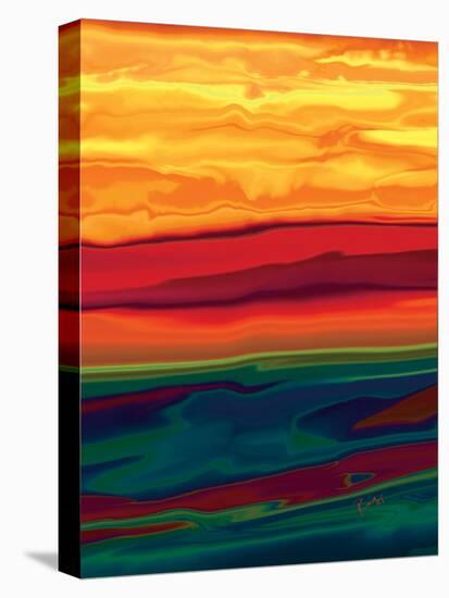 sunset in ottawa valley 1-Rabi Khan-Stretched Canvas
